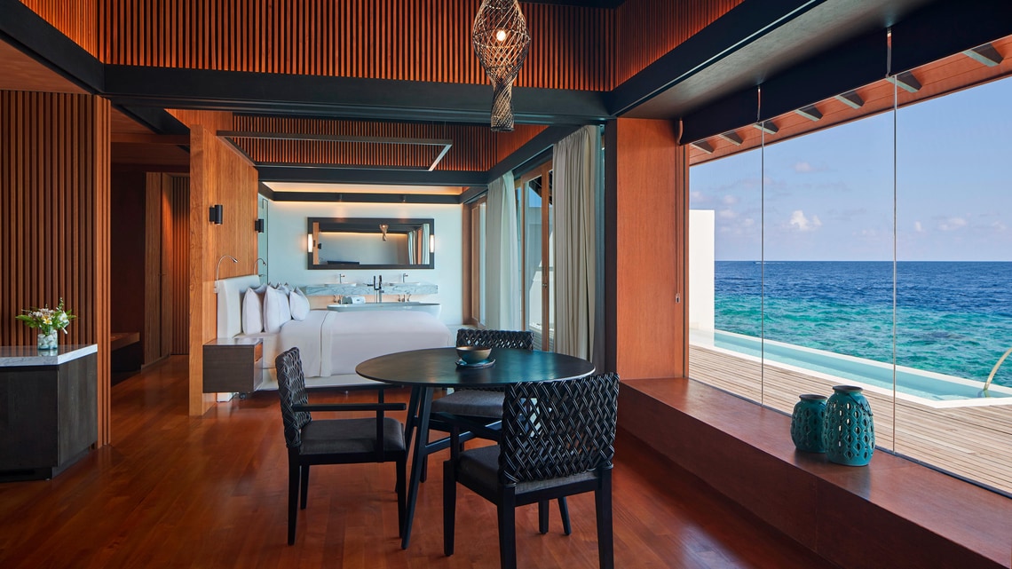 Overwater Villa with Pool at The Westin Maldives Miriandhoo Resort thumbnail 4